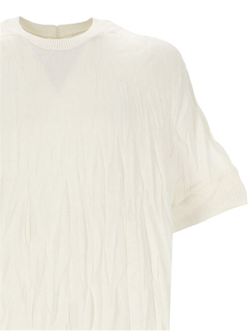 Ivory white merino wool top HELMUT LANG | O02HM701C05